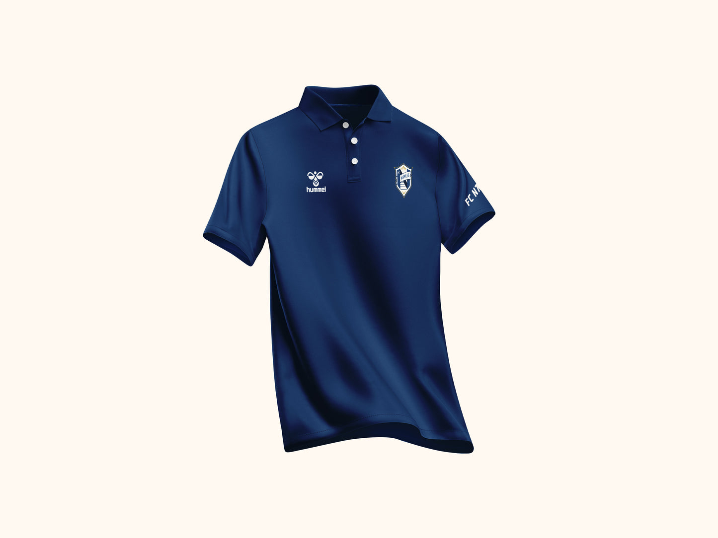 Hummel x FC Naples Full Crest Polo