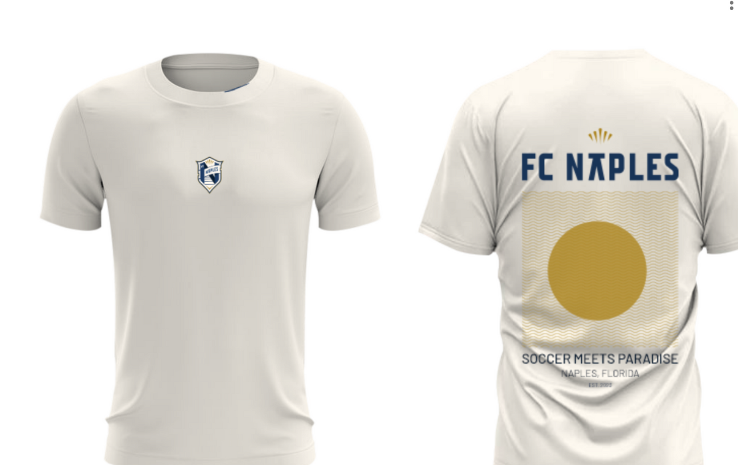 Soccer Meets Paradise Tee White