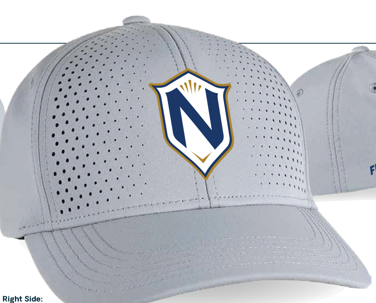 'Hero N' Grey AirFlow Performance Hat