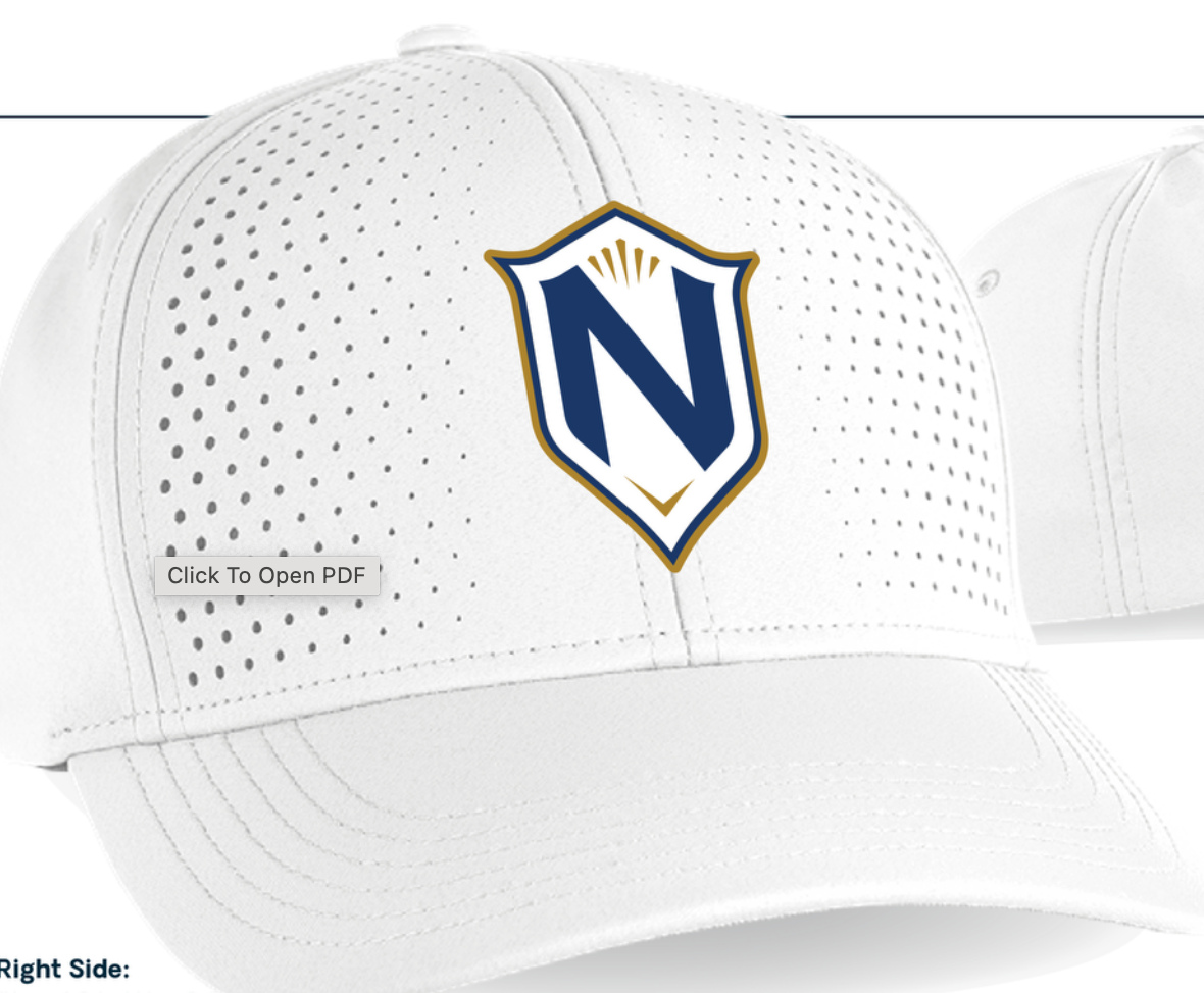 'Hero N' White AirFlow Performance Hat