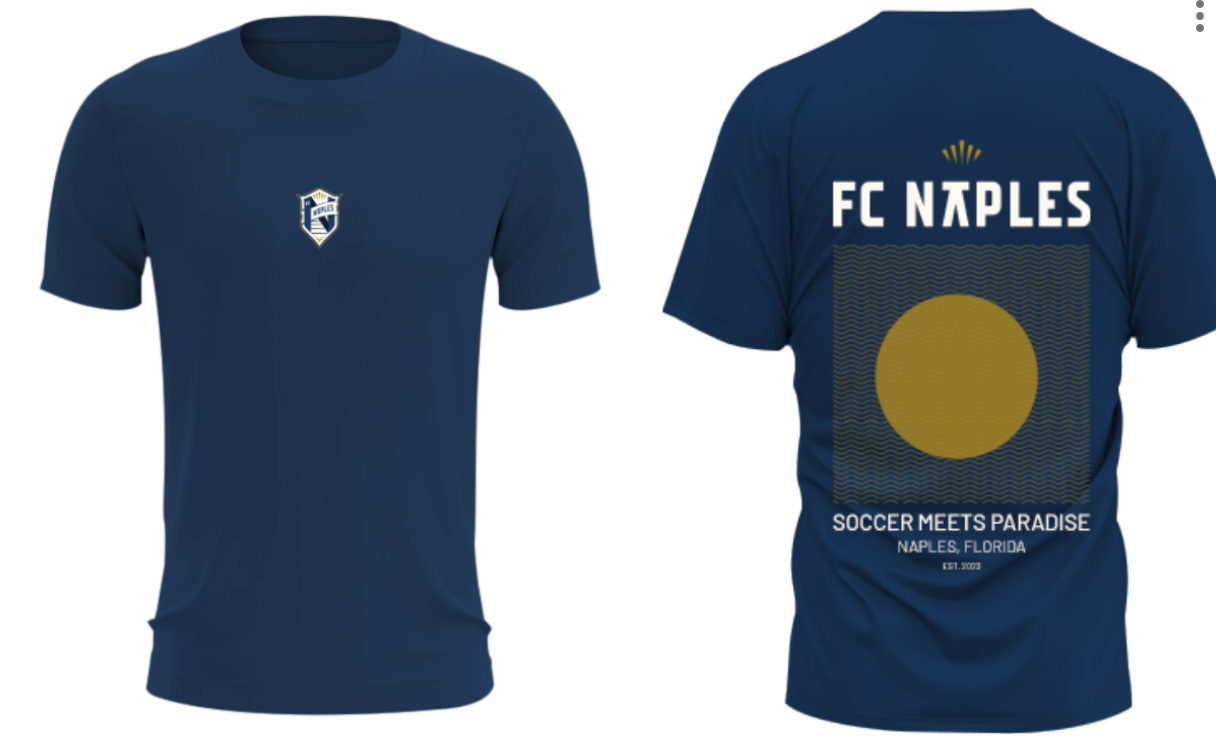 Soccer Meets Paradise Tee Navy
