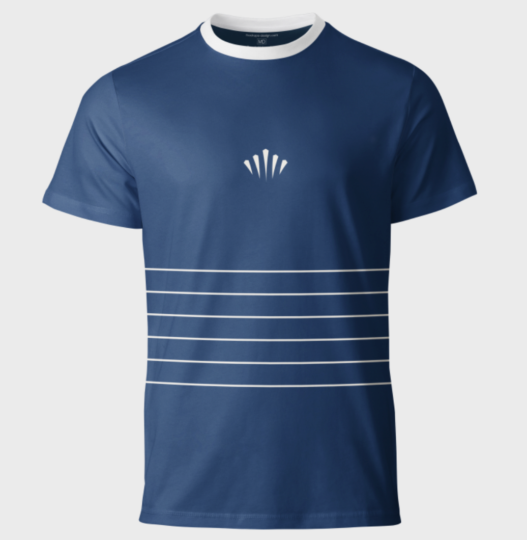 Shell Crown Tee Navy