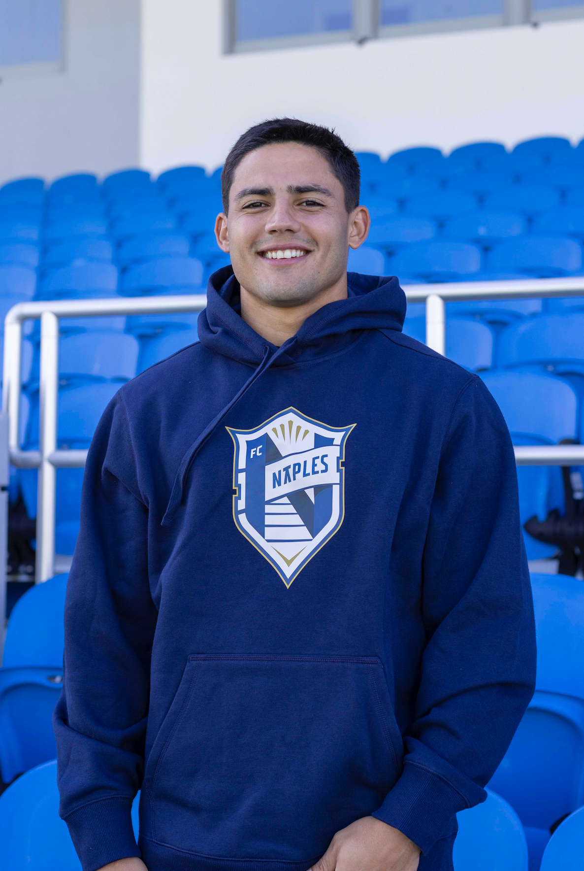 Crest Hoodie Blue