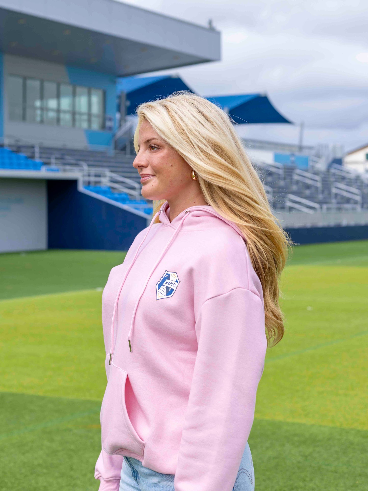 Pink Naples Pier Tribute Hoodie