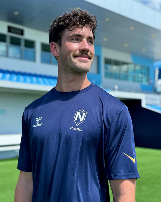 FC Naples x Hummel Performance Navy Top