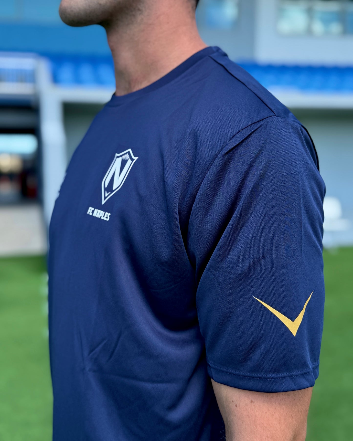 FC Naples x Hummel Performance Navy Top