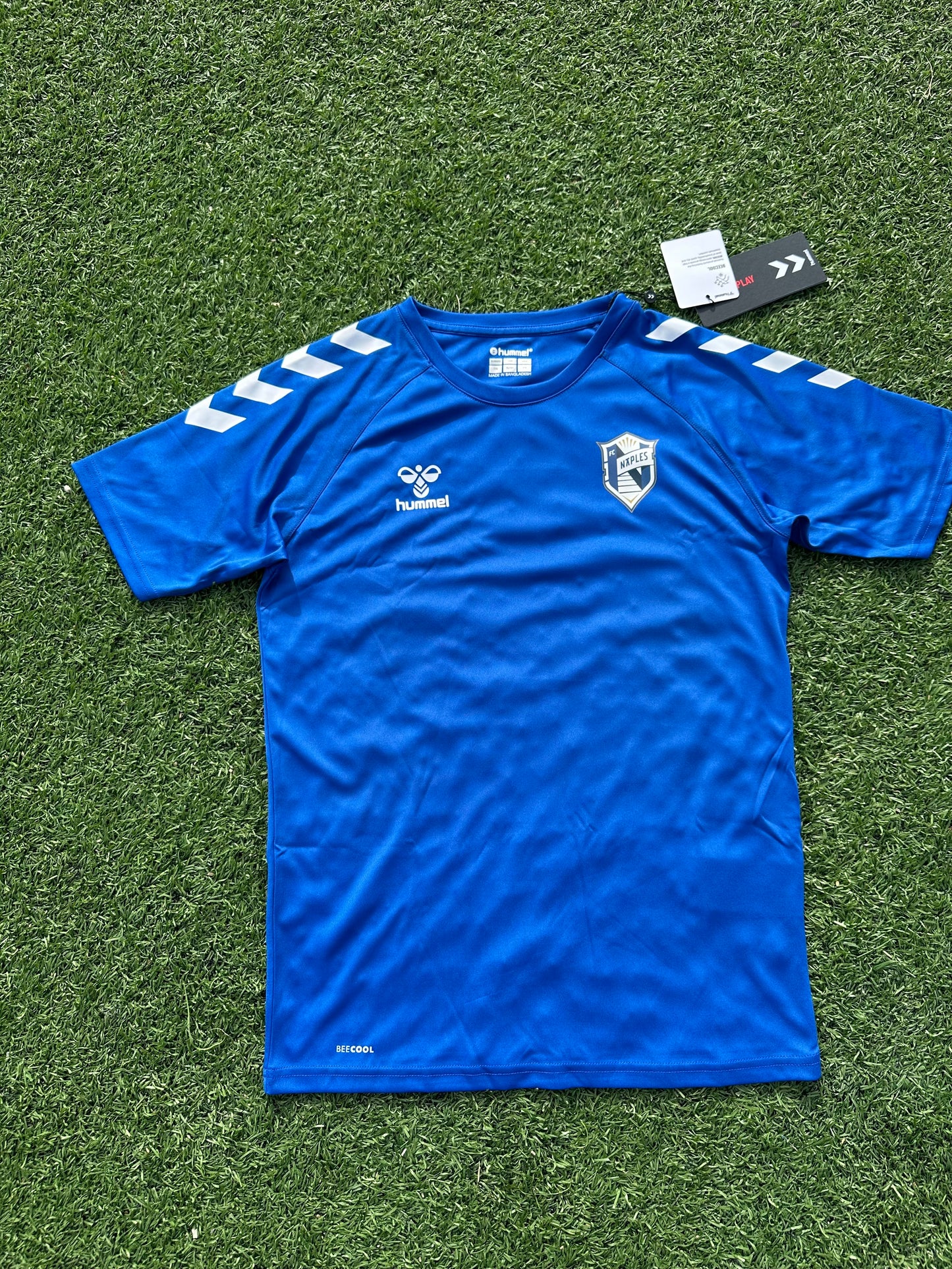 FC Naples x Hummel Training Blue Top