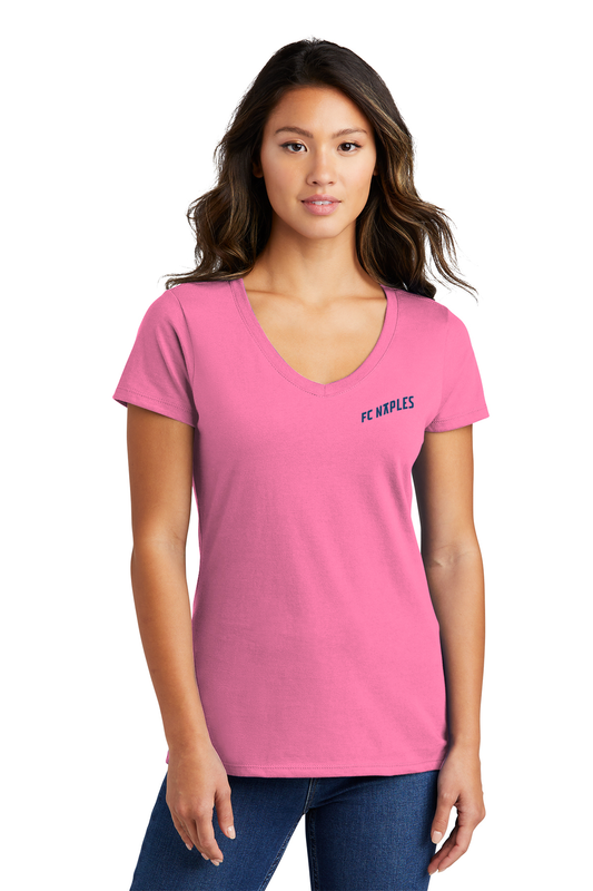 Fc Naples Ladies Vneck Pink