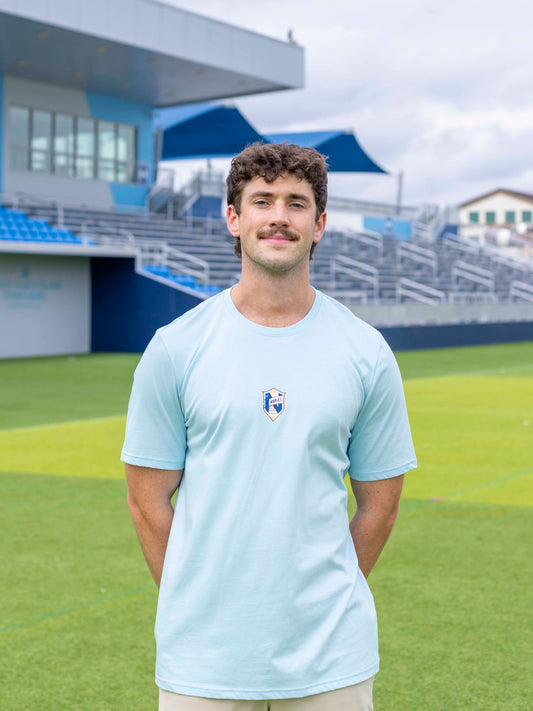 Soccer Meets Paradise Tee Aqua