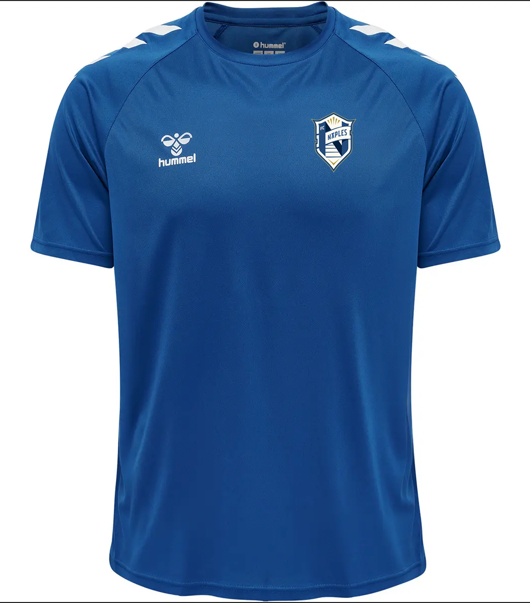 FC Naples x Hummel Training Blue Top