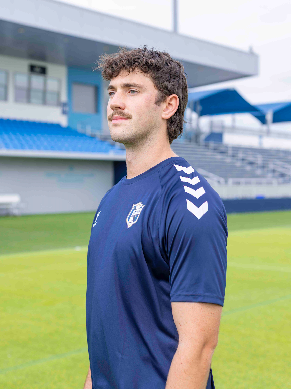 FC Naples x Hummel Training Navy Top