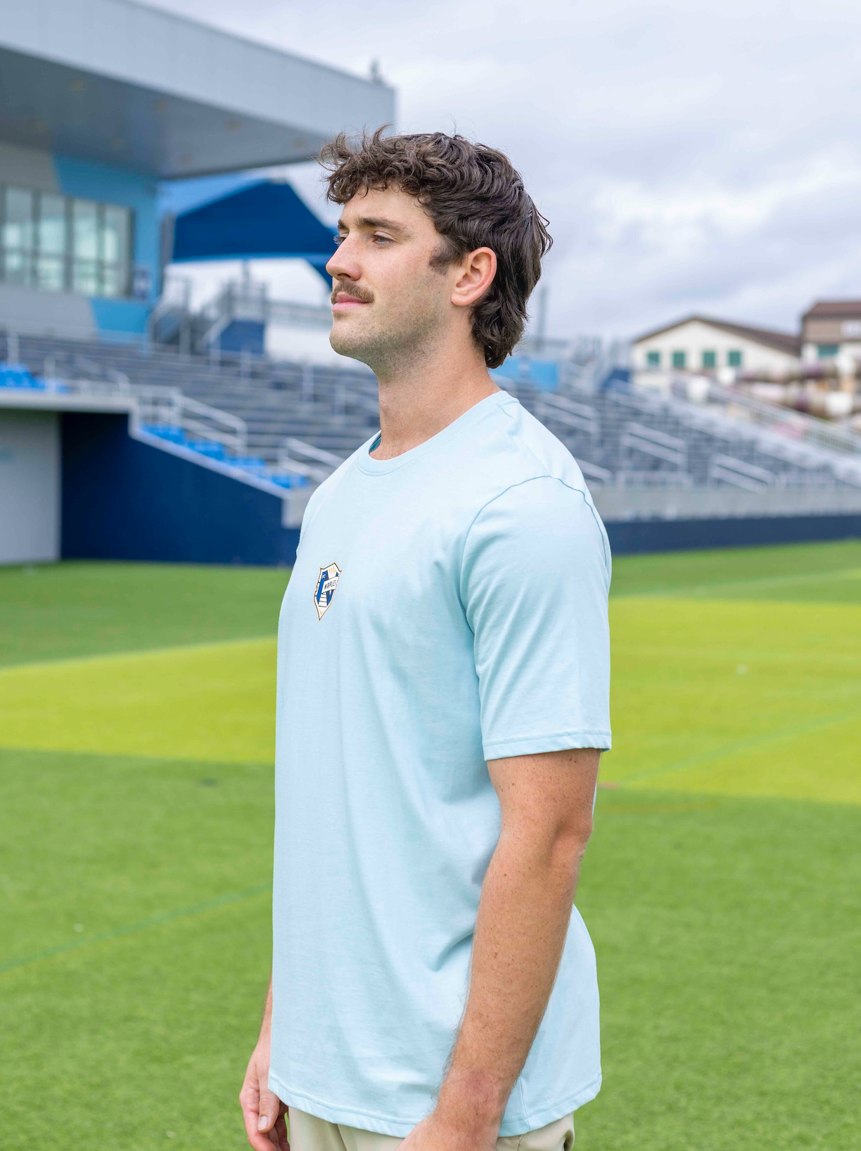 Soccer Meets Paradise Tee Aqua