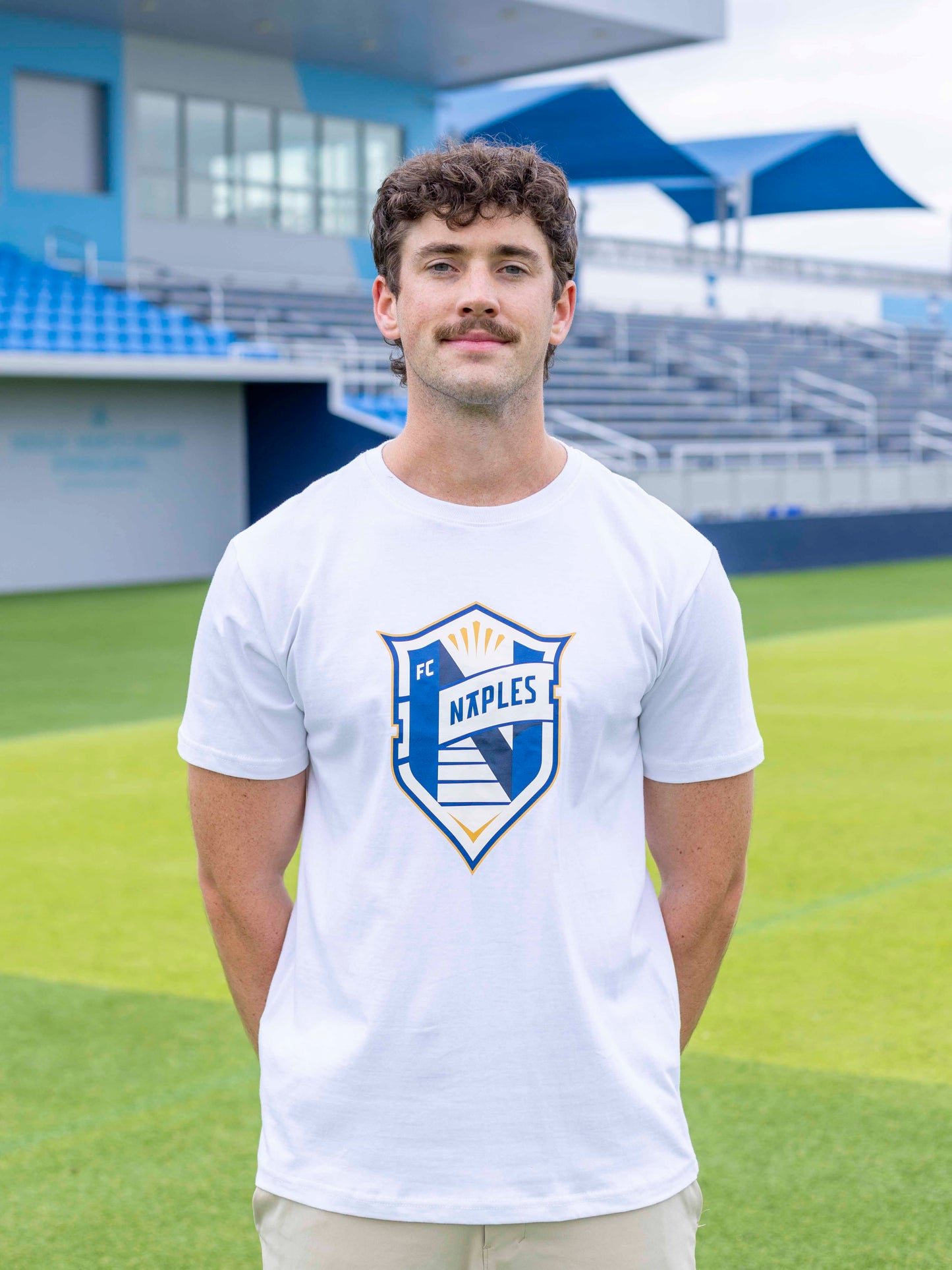 Fc Naples Crest Tee White